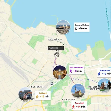Korter Baltic Nest Near Old Town *